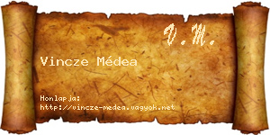 Vincze Médea névjegykártya