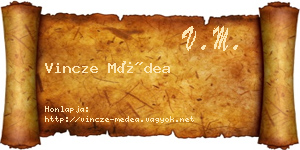 Vincze Médea névjegykártya